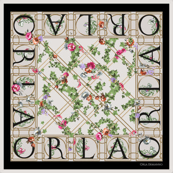 Ivy Letterblock Silver Gray